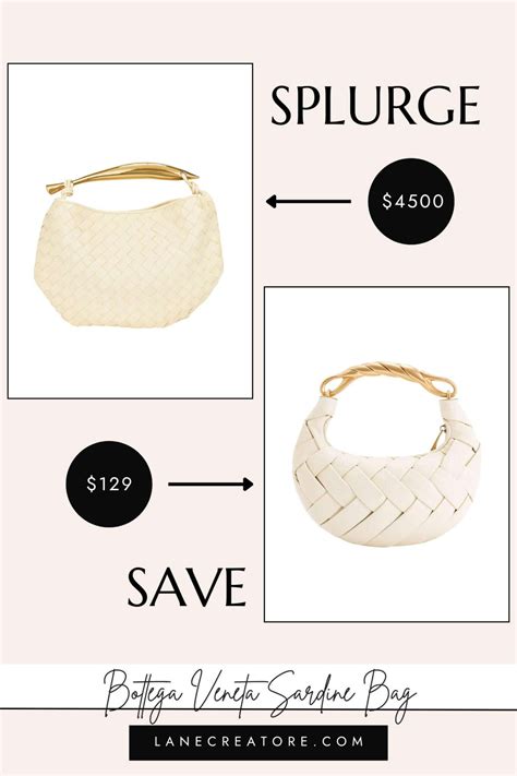 bottega veneta mini sardine dupe